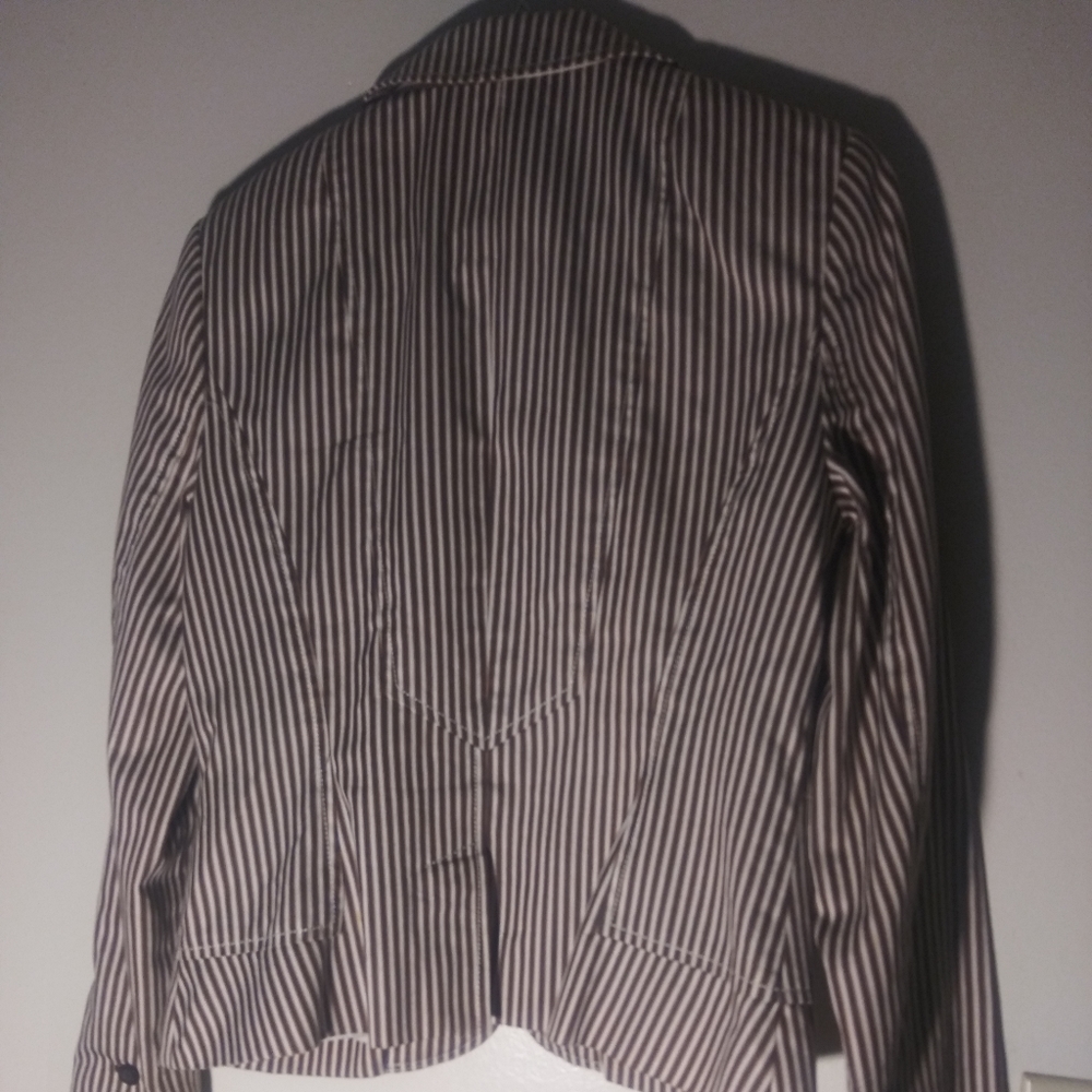 Brown and white jacket